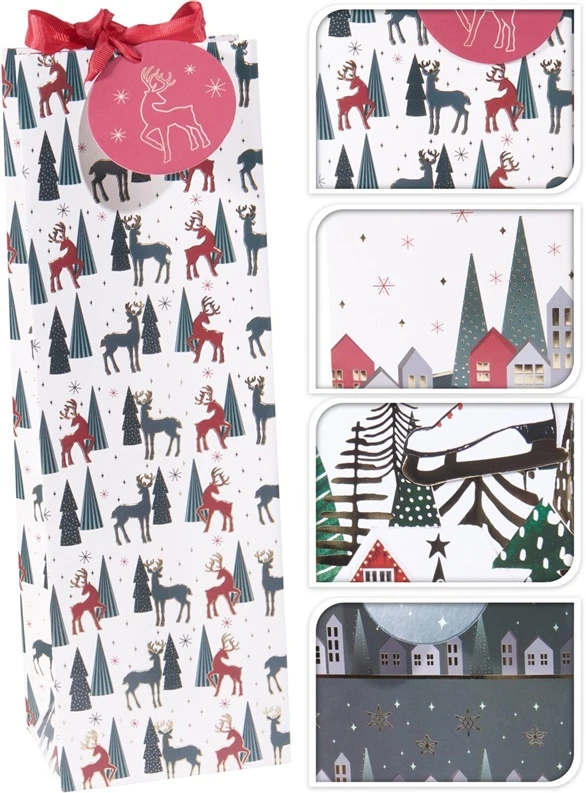 None Gift bag Bottle. 12 cm x 36 cm