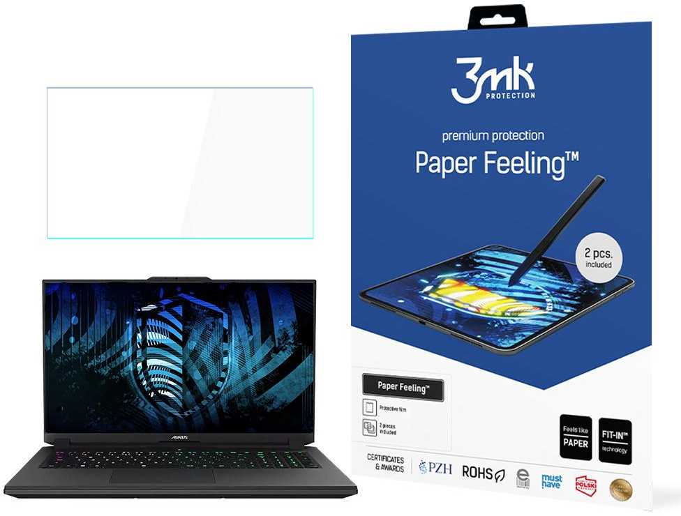 3Mk Protection Gigabyte Aorus 7 - iki 19" 3mk Paper Feeling