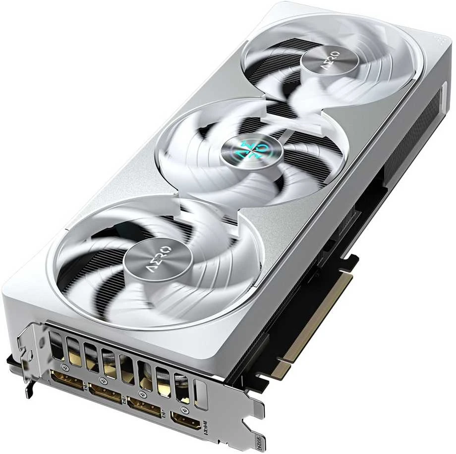 Vaizdo plokštė GIGABYTE GeForce RTX 5080 AERO OC SFF 16GB GDDR7, 256bit, PCI-E 5.0, 2730 MHz Core Clock, 3 x DisplayPort, 1 x HDMI, GV-N5080AERO OC-16GD
