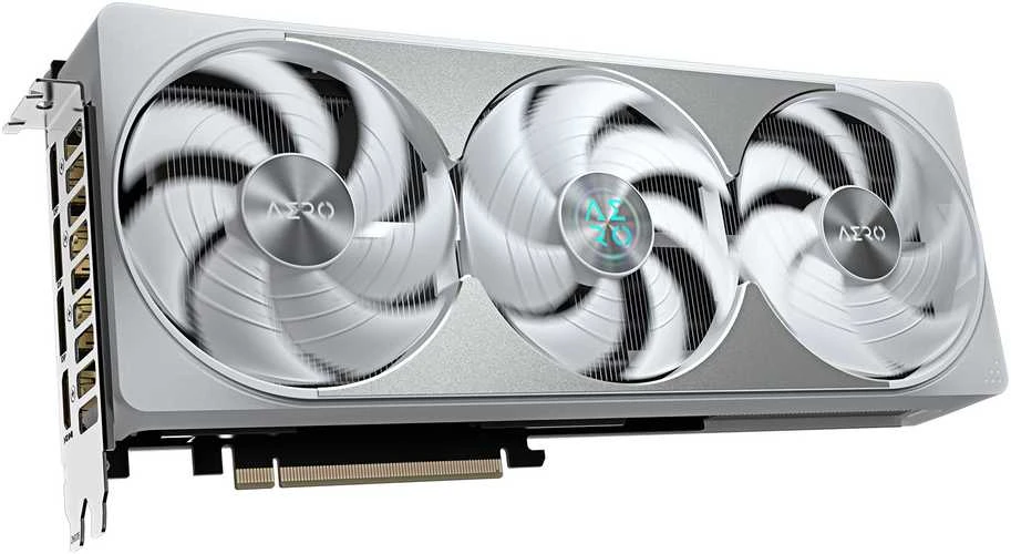 Vaizdo plokštė GIGABYTE GeForce RTX 5080 AERO OC SFF 16GB GDDR7, 256bit, PCI-E 5.0, 2730 MHz Core Clock, 3 x DisplayPort, 1 x HDMI, GV-N5080AERO OC-16GD