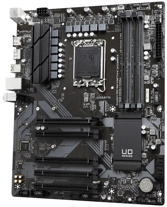 Pagrindinė plokštė Gigabyte Gigabaitas | B760 DS3H DDR4 1,0 M/B | Procesorių šeima Intel | Procesoriaus lizdas LGA1700 | DDR4 DIMM | Atminties lizdai 4 | Palaikomos standžiojo disko sąsajos SATA, M.2 | SATA jungčių skaičius 4 | Mikroschemų rinkinys Intel B760 Express | ATX