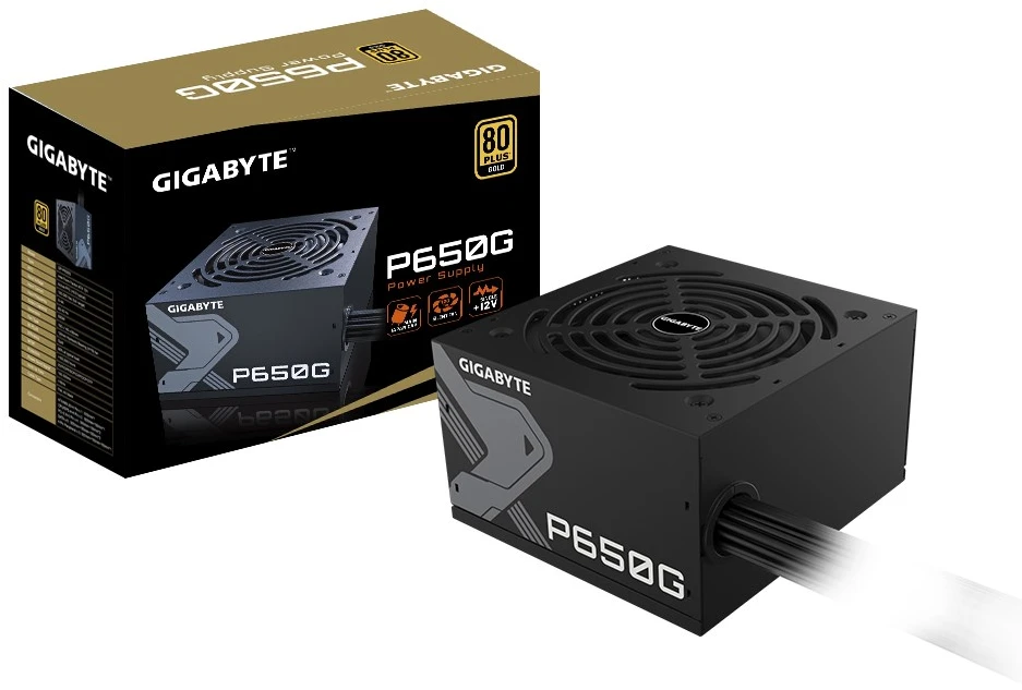 „Gigabyte“ maitinimo šaltinis | Procesorių šeima AMD | P650G PCIE 5.1 | 650 W | Procesoriaus lizdas AM4 | DDR4 DIMM | Atminties lizdai 2 | Palaikomos standžiųjų diskų sąsajos SATA, M.2 | SATA jungčių skaičius 4 | Lustų rinkinys AMD A520 | Micro ATX
