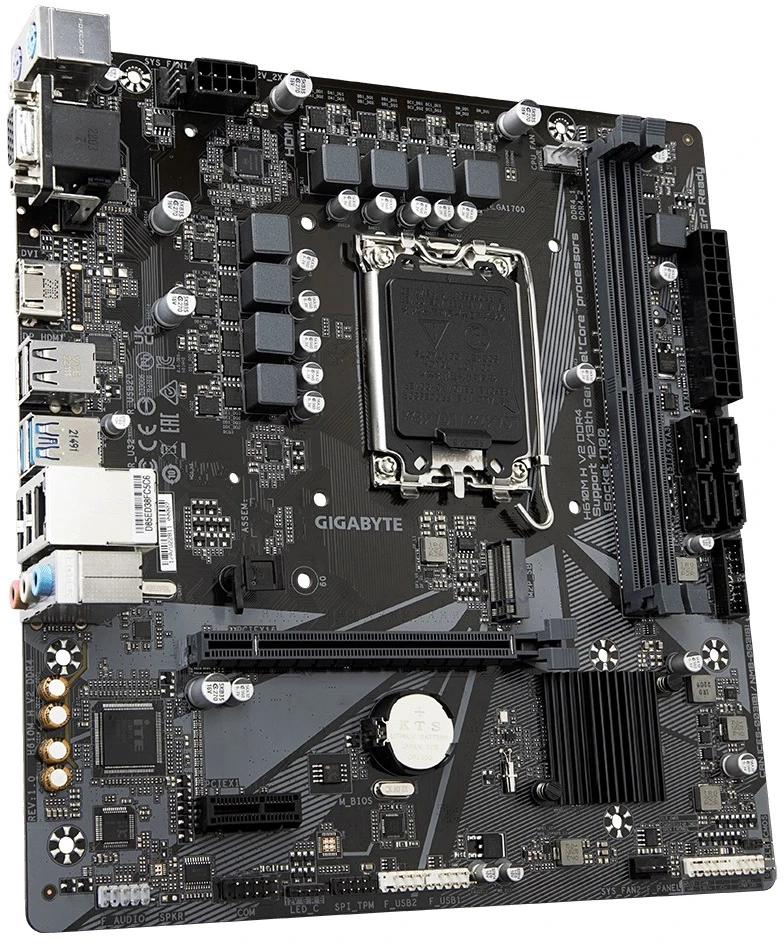 Pagrindinė plokštė GIGABYTE H610M H V2 DDR4 LGA1700 1xHDMI