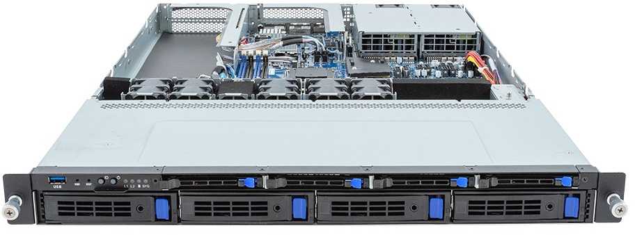 Serveris „Gigabyte Rack“ platforma (1U) AMD R133-C11-AAG1