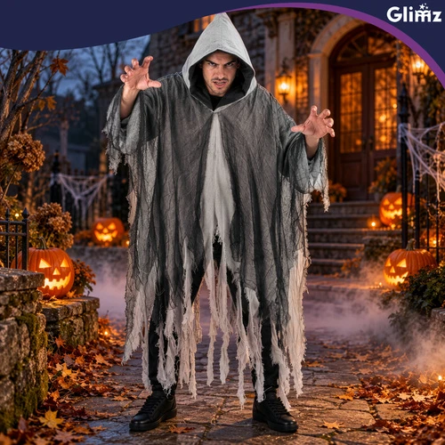 Juodas cape 180cm Glimz