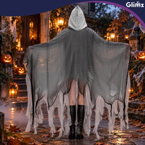 Juodas cape 180cm Glimz