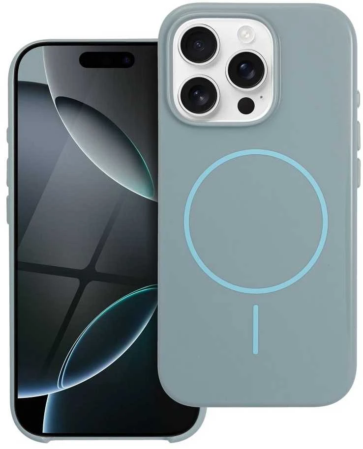 OEM dėklas, skirtas „iPhone 17“ blizgiam „Mag“ dėklui, suderinamas su „MagSafe“, mėtinės spalvos