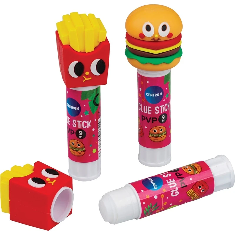 Klej w szyfcie PVA 9g. mix BURGER I FRYTKI 80355 CENTRUM
