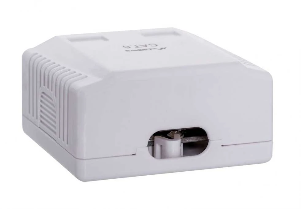 LANBERG OU6-0002-W UTP Data Box 2 prievadų RJ45 neekranuotas kat. 6