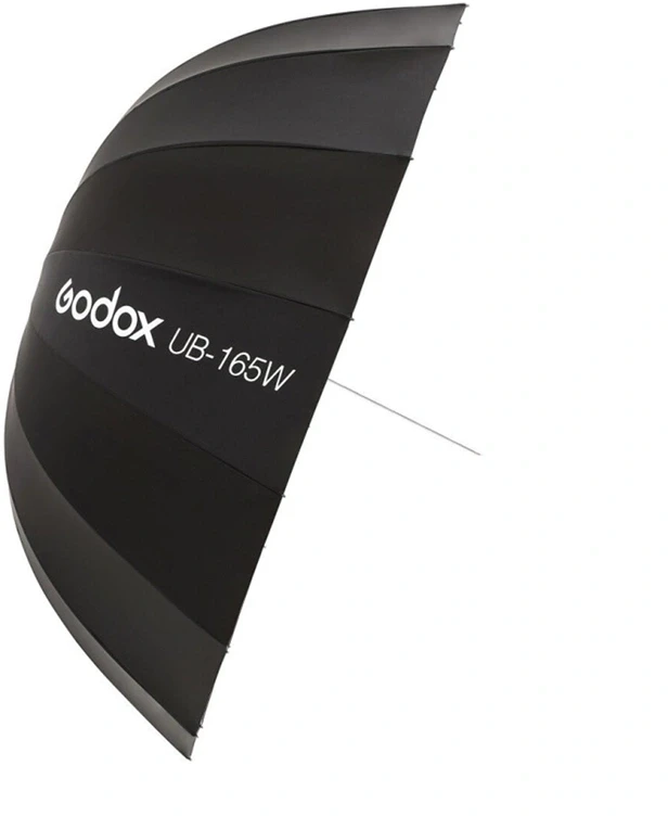 Apšvietimo įranga - Godox 165cm parabolinis skėtis minkštam dėžutei juodas ir baltas