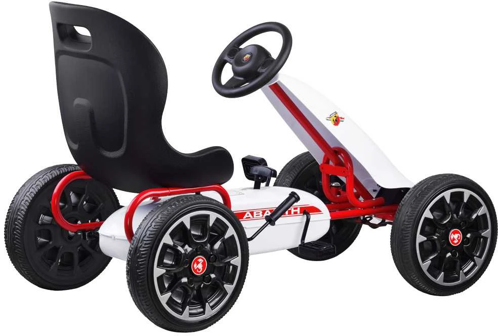 Jokomisiada Pedalais minamas kartingas "Abarath" | spalva: balta