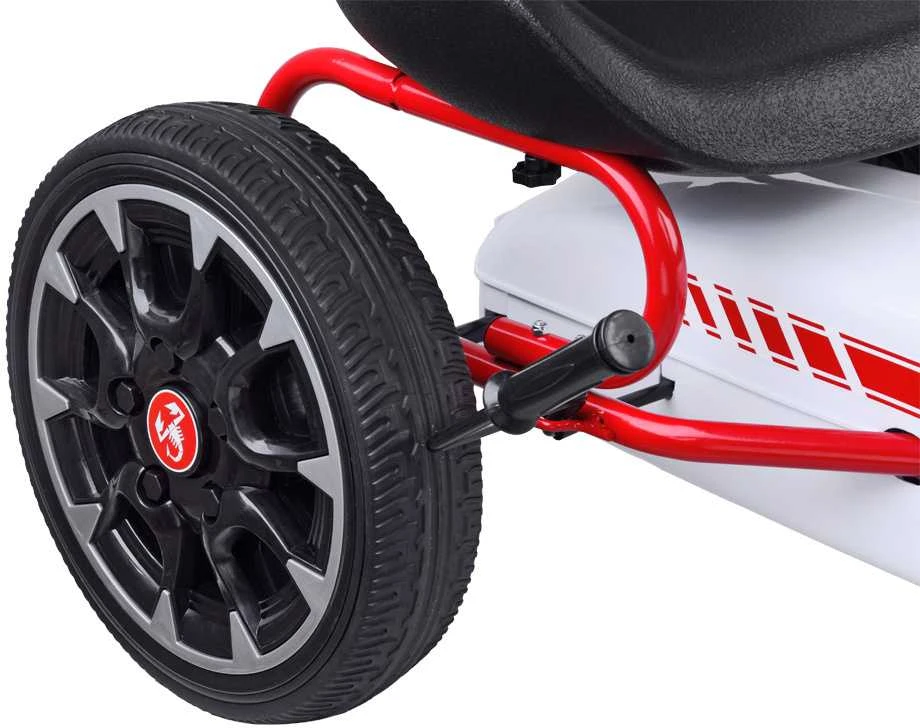 Jokomisiada Pedalais minamas kartingas "Abarath" | spalva: balta