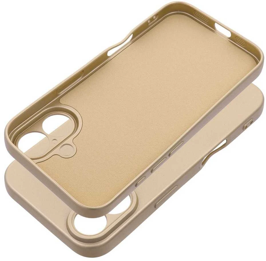 Oem Dėklas, skirtas iPhone 16 Metallic auksinis