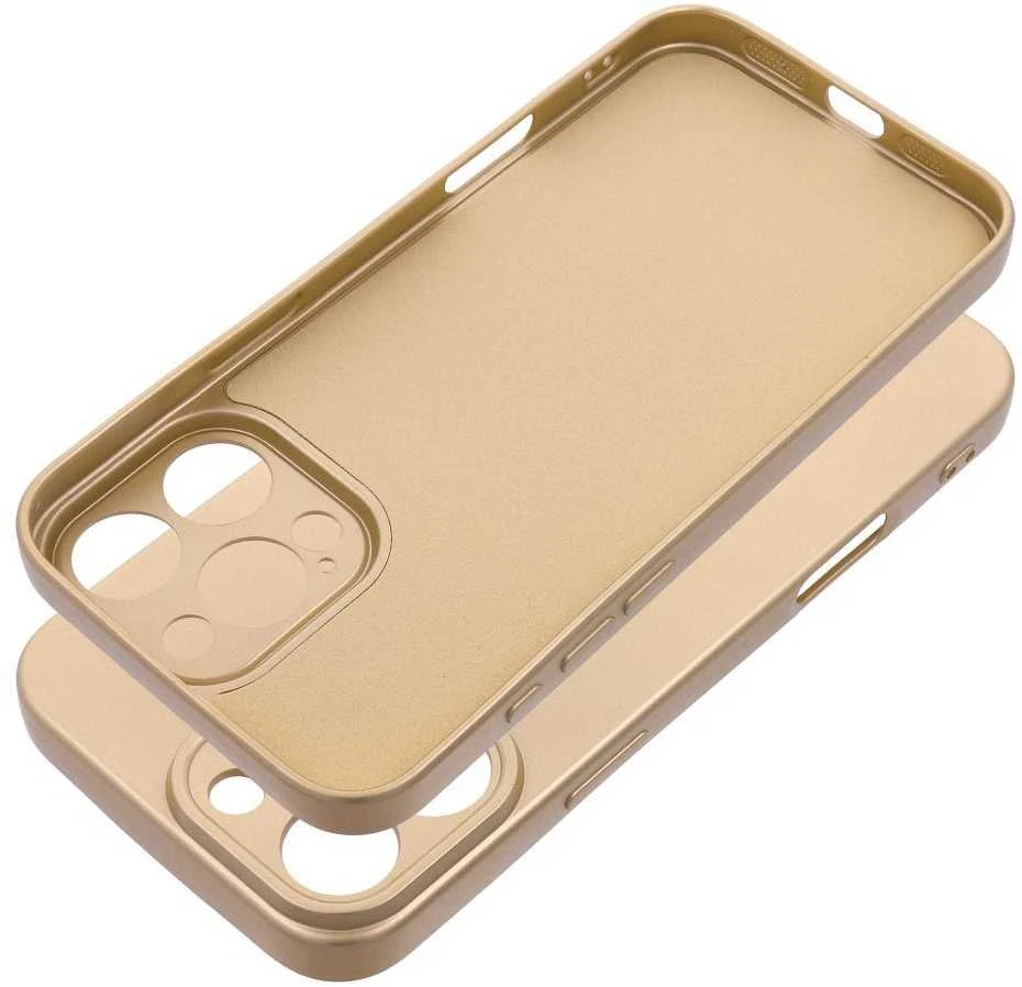 OEM dėklas, skirtas iPhone 16 PRO MAX, metalinis auksinis