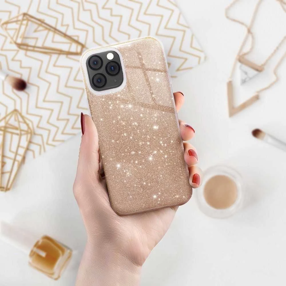 Forcell OEM SHINING dėklas IPHONE 13 auksinis