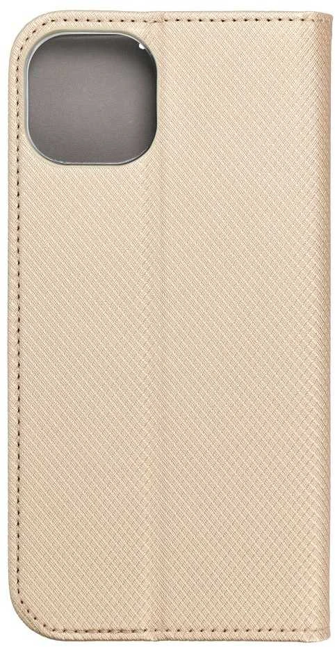 OEM atverčiamas dėklas iPhone 15 PLUS Smart Case Book auksinis