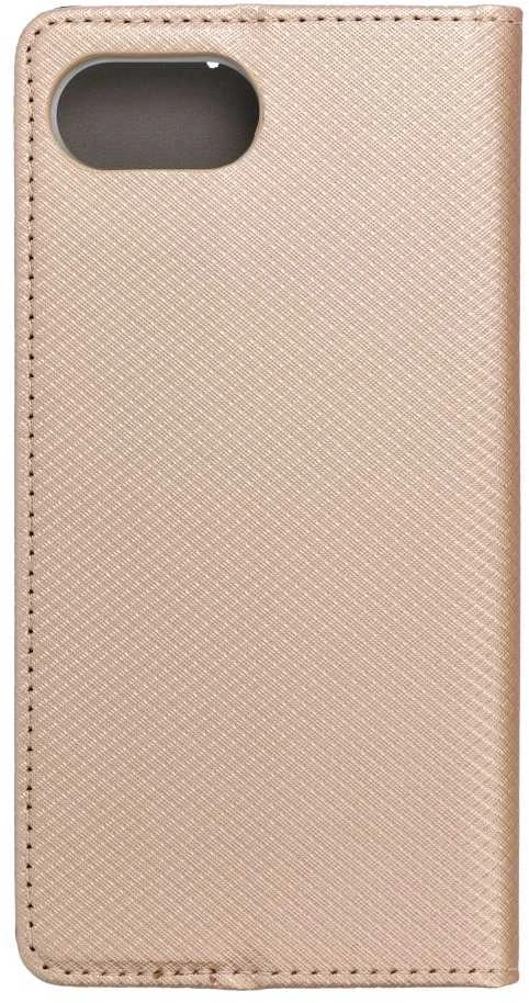 OEM atverčiamas dėklas iPhone 16e (SE 4 2025) Smart Case Book auksinis