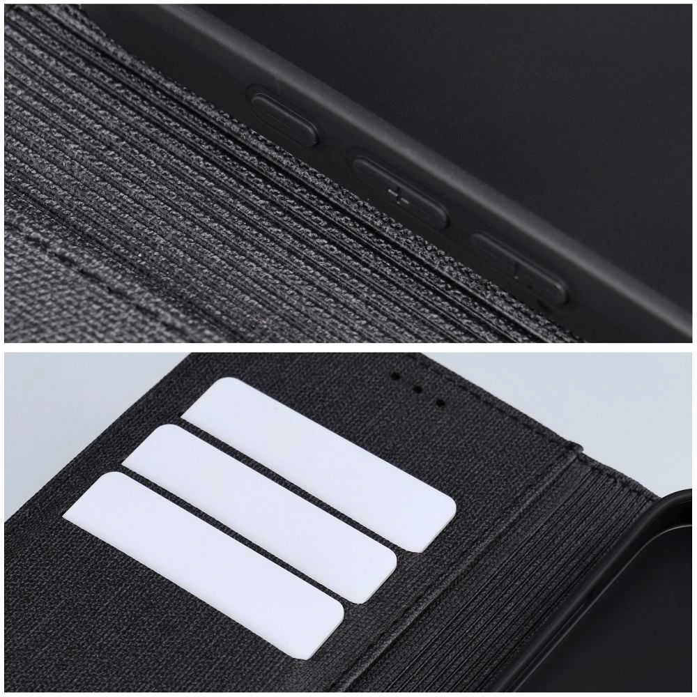 OEM atverčiamas dėklas iPhone 17 AIR Gomma Book juodas