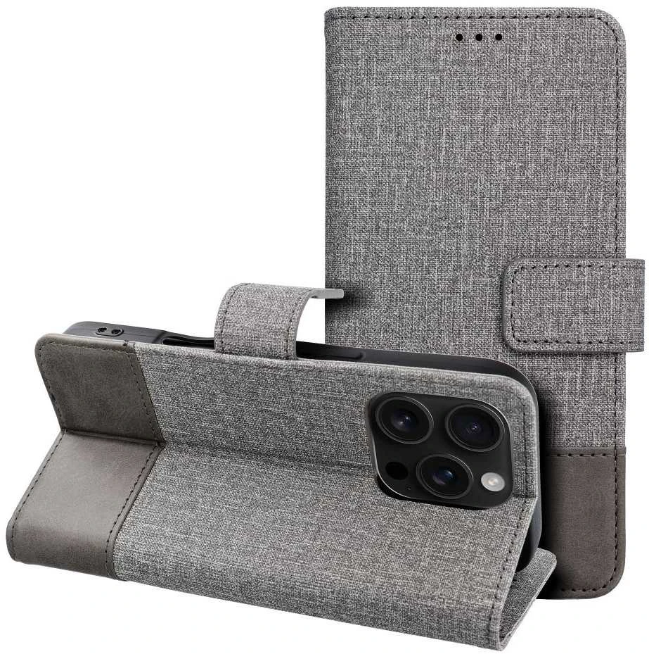 OEM atverčiamas dėklas iPhone 17 AIR Gomma Book pilka