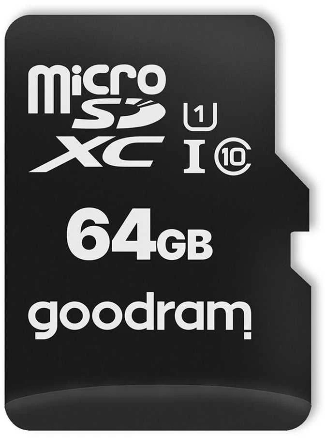 Oem 64GB 100 MB/s Micro SD atminties kortelė Goodram M1A4 - OTG adapteris