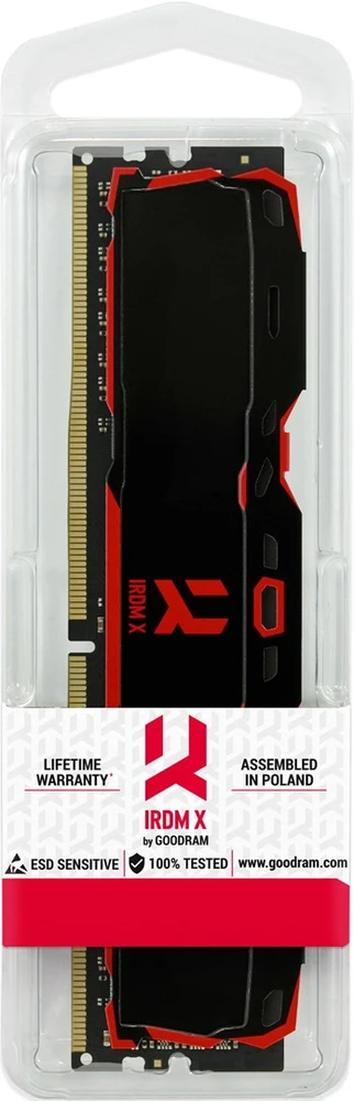 „Goodram IRDM X IR-X3200D464L16SA/16G“ atminties modulis 16 GB 1 x 16 GB DDR4 288 kontaktų DIMM