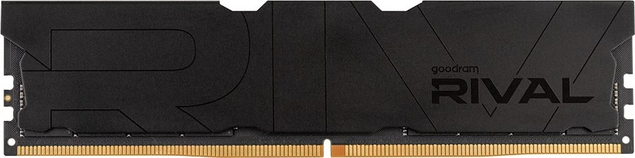 „Goodram *DDR4 Rival Deep Juodas 16GB(1*16)/3600 CL18“ atminties modulis 1 x 16 GB 3600 MT/s 288 kontaktų DIMM