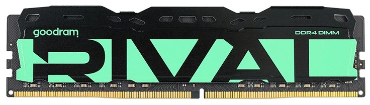 Goodram *DDR4 Rival Radiant 32GB (1*32)/3200 CL16 Žalias atminties modulis 1 x 32 GB 3200 MT/s 288 kontaktų DIMM