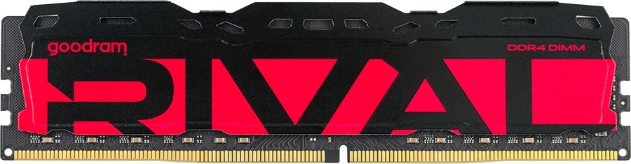 „Goodram *DDR4 Rival Radiant 32GB (2*16)/3200 CL16 Raudona“ atminties modulis 2 x 16 GB 3200 MT/s 288 kontaktų DIMM