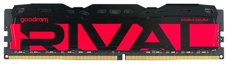 „Goodram *DDR4 Rival Radiant 64GB (2*32)/3200 CL18 Raudona“ atminties modulis 2 x 32 GB 3200 MT/s 288 kontaktų DIMM