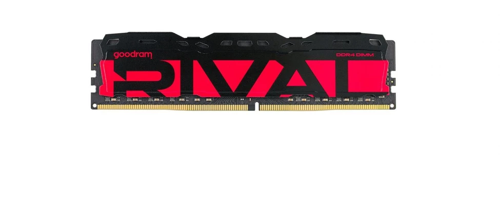 „Goodram *DDR4 Rival Radiant 64GB (2*32)/3200 CL18 Raudona“ atminties modulis 2 x 32 GB 3200 MT/s 288 kontaktų DIMM