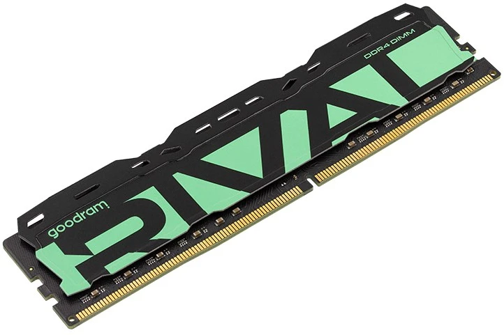 Goodram *DDR4 Rival Radiant 8GB (1* 8)/3200 CL16 Žalias atminties modulis 1 x 8 GB 3200 MT/s 288 kontaktų DIMM
