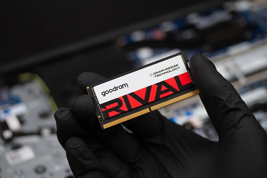 „Goodram SODIMM DDR5 2x16Gb 5600MHz CL40 SR RIVAL“ atminties modulis 32 GB 5600 MT/s 262 kontaktų SO-DIMM