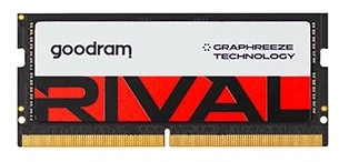 „Goodram SODIMM DDR5 32GB 5600MHz CL40 DR RIVAL“ atminties modulis 1 x 32 GB 5600 MT/s 262 kontaktų SO-DIMM