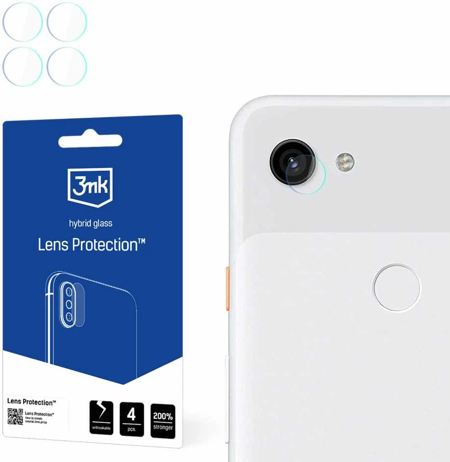 3MK objektyvo apsauga „Google Pixel 3a XL“ fotoaparato objektyvo apsauga 4 vnt.