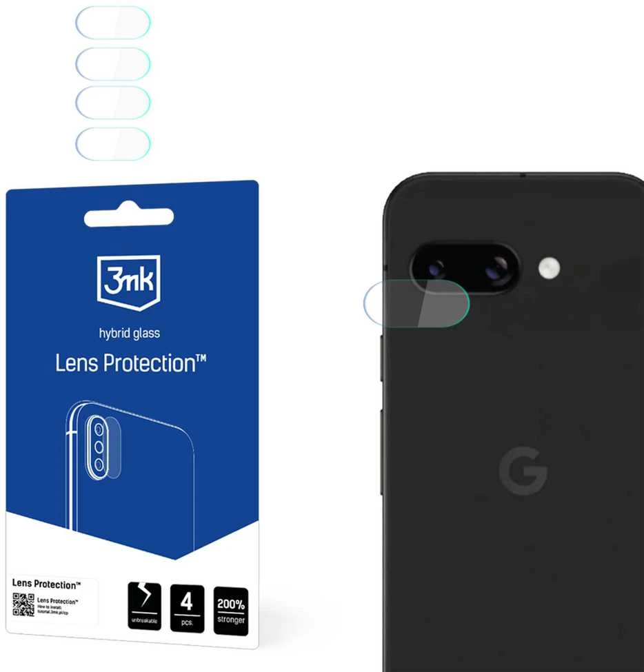 3Mk apsauga 3mk objektyvo apsauginis kameros stiklas, skirtas „Google Pixel 9A“