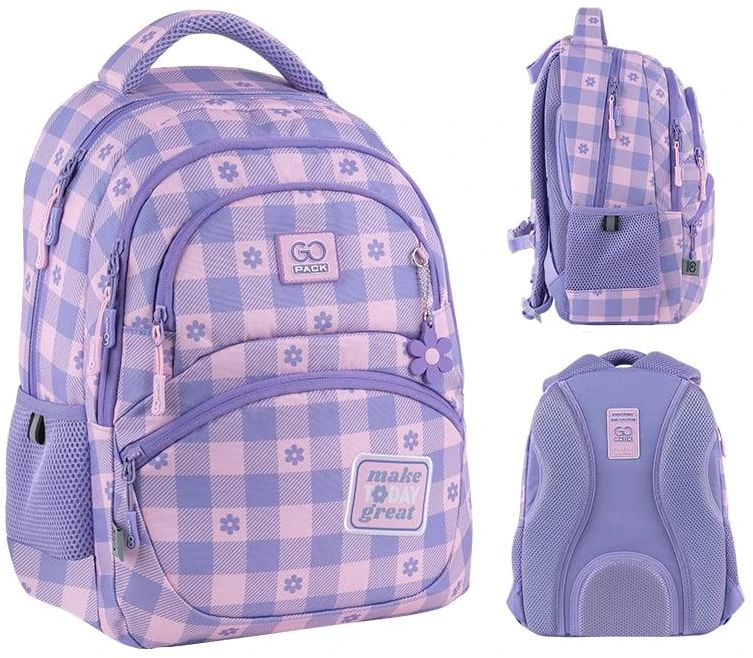 Gopack Mokyklinė kuprinė GO25-175M-4. Rožinė sp.. 39x29,5x12 cm