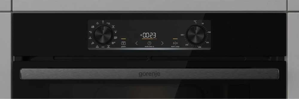 Gorenje | Orkaitė | BOS6737E06FBG | 77 L | Daugiafunkcis | EcoClean | Mechaninis valdymas | Garų funkcija | Konvekcija | Aukštis 59,5 cm | Plotis 59,5 cm | Juodas