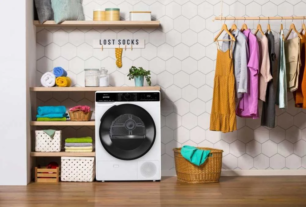 Džiovyklė Gorenje DPNA92WIFI tumble dryer Freestanding Front-load 9kg A++ Juodas, Baltas