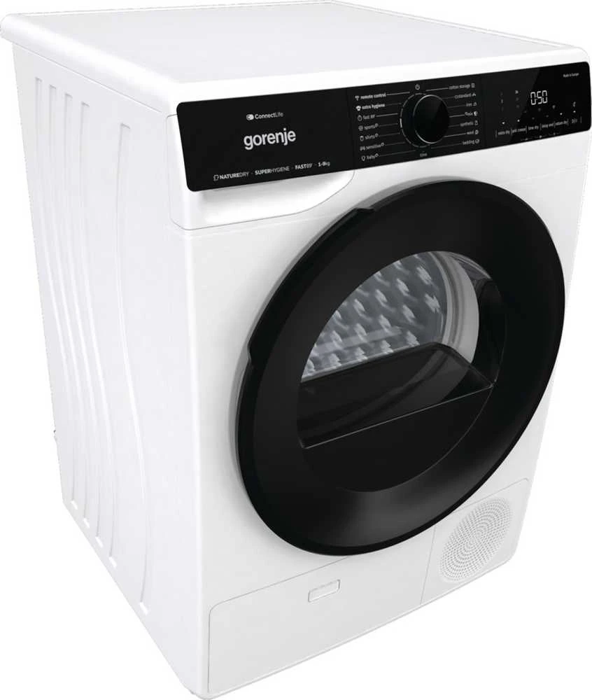 Džiovyklė Gorenje DPNA92WIFI tumble dryer Freestanding Front-load 9kg A++ Juodas, Baltas