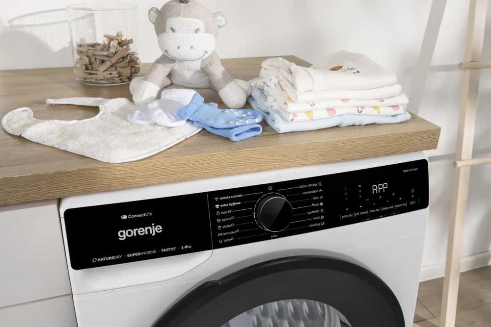 Džiovyklė Gorenje DPNA92WIFI tumble dryer Freestanding Front-load 9kg A++ Juodas, Baltas