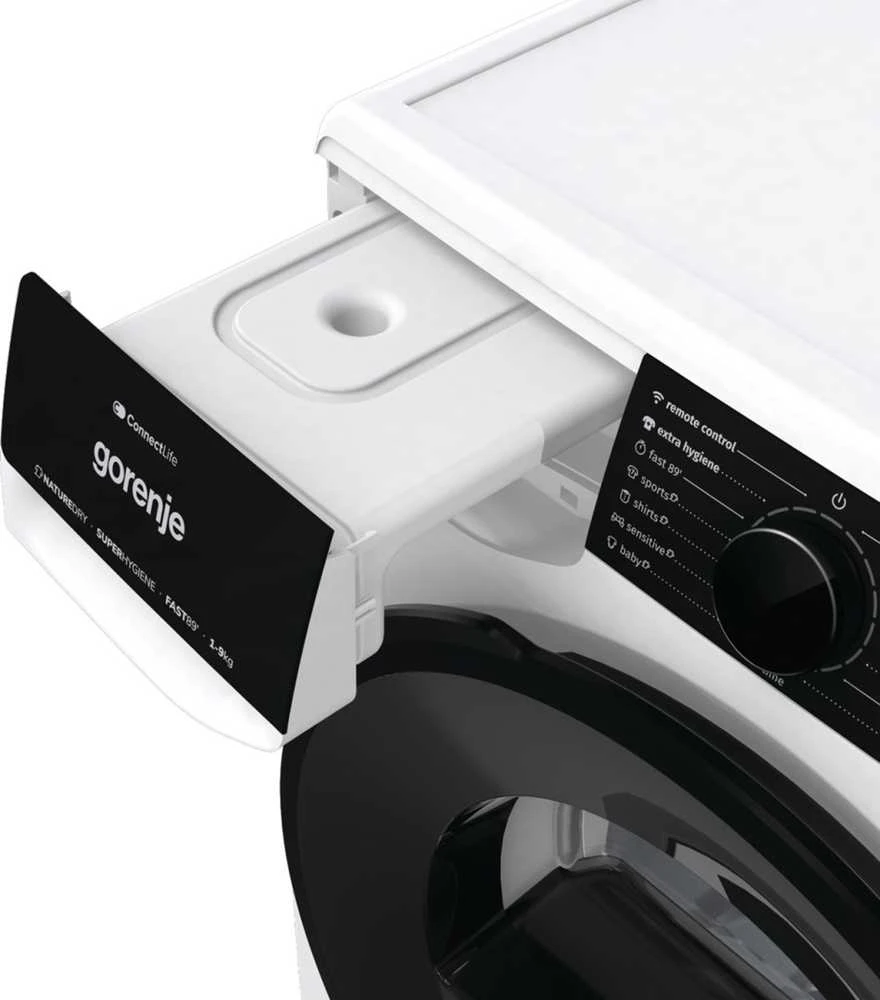 Džiovyklė Gorenje DPNA92WIFI tumble dryer Freestanding Front-load 9kg A++ Juodas, Baltas