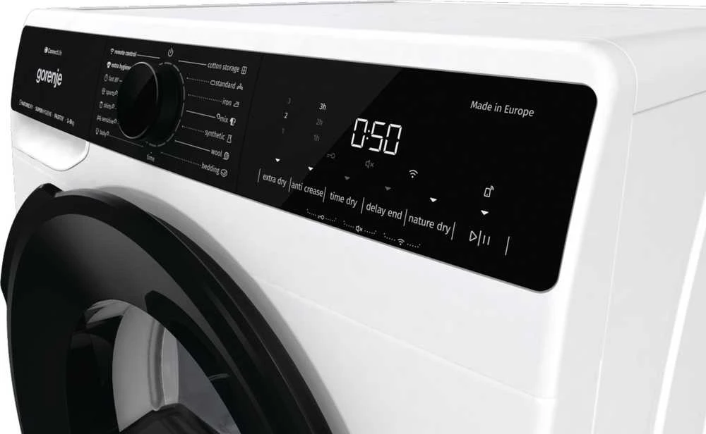 Džiovyklė Gorenje DPNA92WIFI tumble dryer Freestanding Front-load 9kg A++ Juodas, Baltas