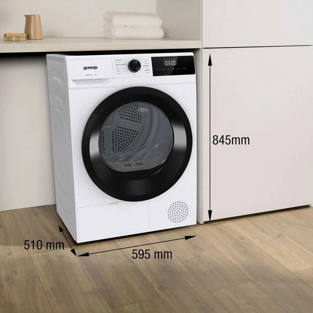 Džiovyklė Gorenje G200 D2HNE7D/PL Front-loading dryer 7kg baltas