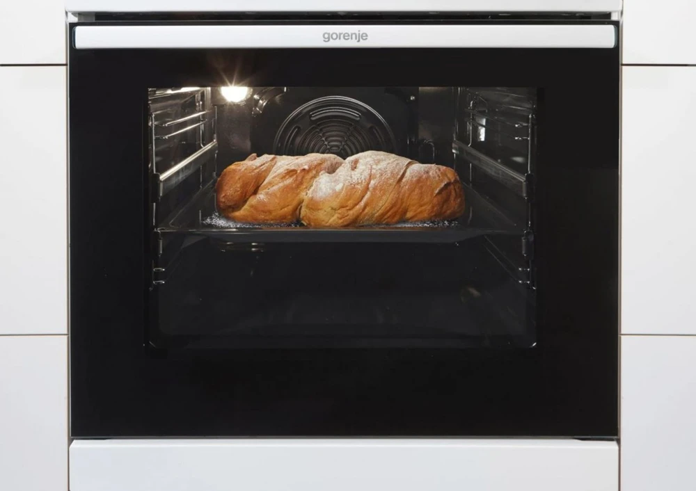 Gorenje | Cooker | GECS5B70CLI | Hob type Vitroceramic | Oven type Electric | rusvai gelsvas | Plotis 50 cm | Gylis 59.4 cm | 70 L