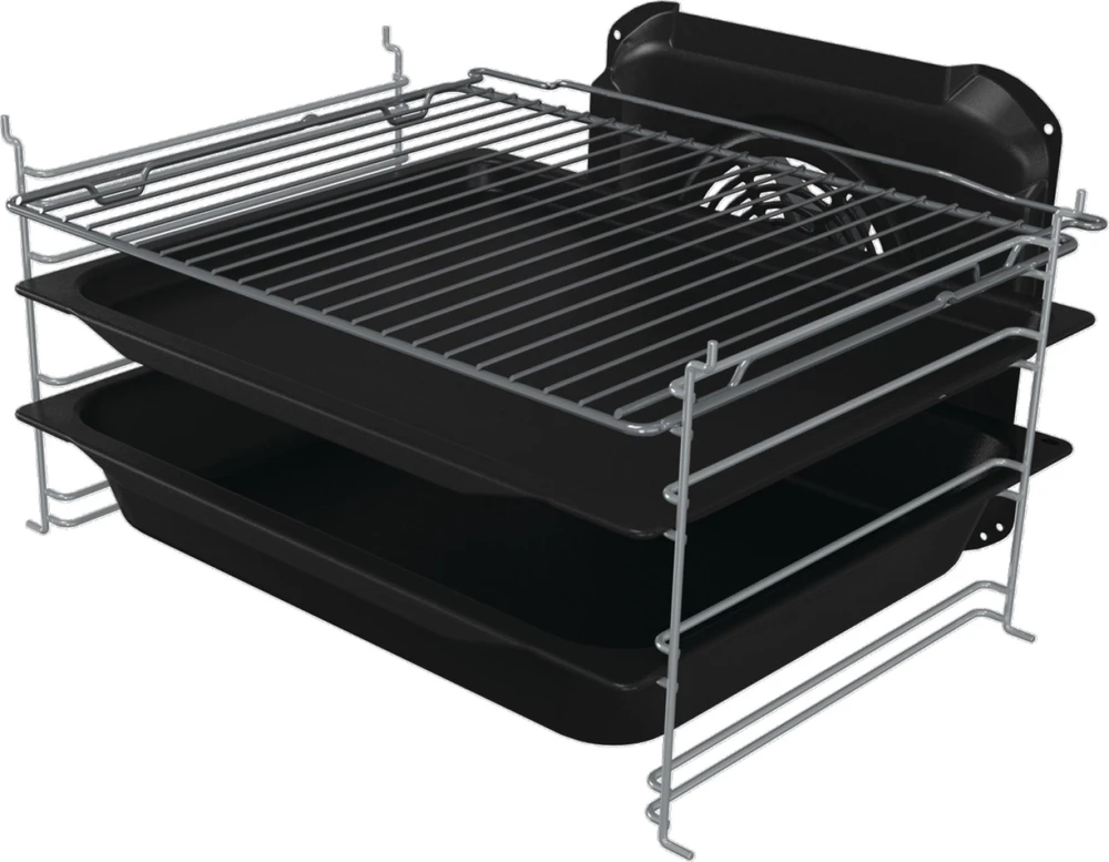 Gorenje | Cooker | GECS5B70CLI | Hob type Vitroceramic | Oven type Electric | rusvai gelsvas | Plotis 50 cm | Gylis 59.4 cm | 70 L