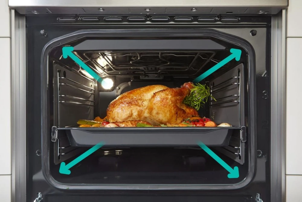 Gorenje | Cooker | GECS5B70CLI | Hob type Vitroceramic | Oven type Electric | rusvai gelsvas | Plotis 50 cm | Gylis 59.4 cm | 70 L