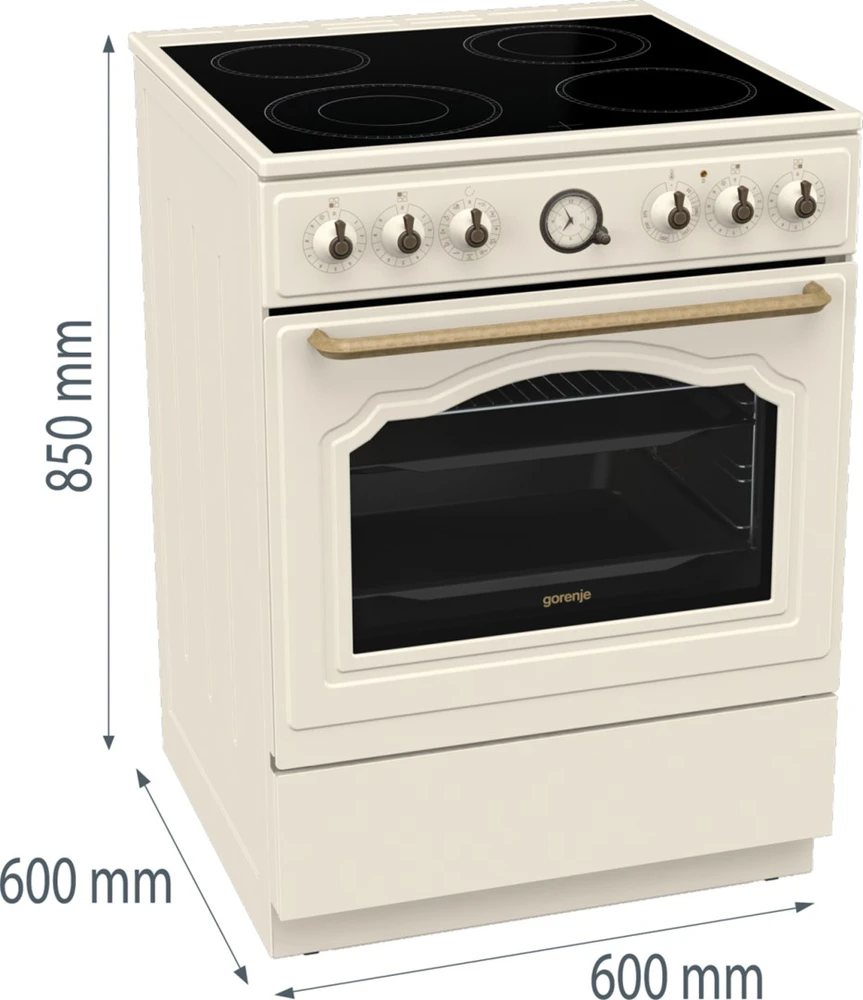 Gorenje Viryklė BURNING GECS6B70CLI