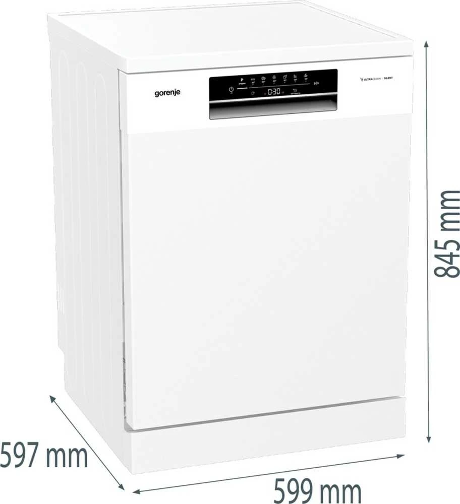 Gorenje GS642E90W Laisvai stovinčių 13 sėdynių konfigūracijų E