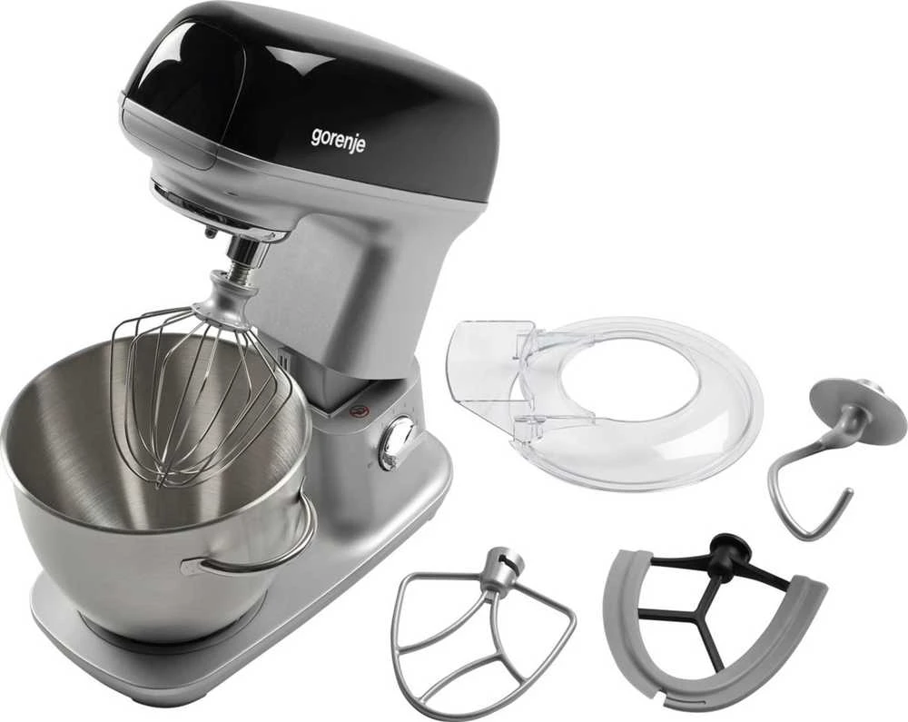 Virtuvinis kombainas Gorenje | Kitchen machine | MMC1000RLBK | 1000 W | Greičių skaičius 7 | Bowl capacity 4.5 L | Juodas