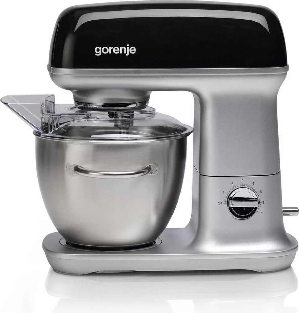 Virtuvinis kombainas Gorenje | Kitchen machine | MMC1000RLBK | 1000 W | Greičių skaičius 7 | Bowl capacity 4.5 L | Juodas